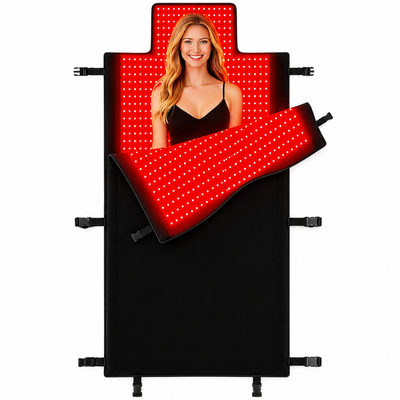 2026 Upgraded All-In-One Red Light Therapy Mat Full Body, FSA&HSA Eligible,75” X 35” Medical-Grade TPU Red Light Blanket with 2600 Dual-Wavelength Leds (660Nm Red & 850Nm NIR) for Pain Relief