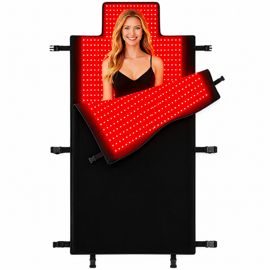 2026 Upgraded All-In-One Red Light Therapy Mat Full Body, FSA&HSA Eligible,75” X 35” Medical-Grade TPU Red Light Blanket with 2600 Dual-Wavelength Leds (660Nm Red & 850Nm NIR) for Pain Relief